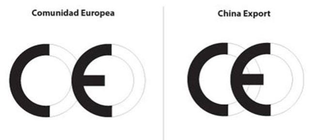 Marca CE frente Marca China Export