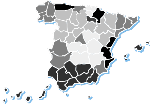 Mapa Provincias Españolas