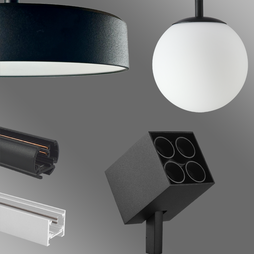 Nova coleção de luminárias para carris magnéticos