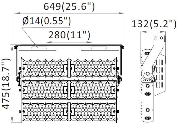 Esquema Dimensional F115C