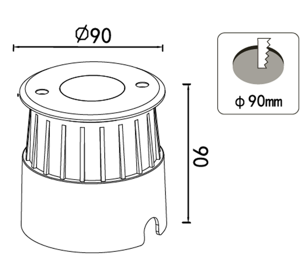 Esquema Dimensional H141W