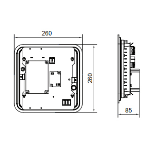 Esquema Dimensional V901Nd