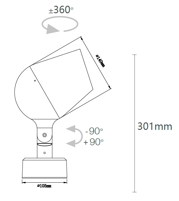 Esquema Dimensional H405W