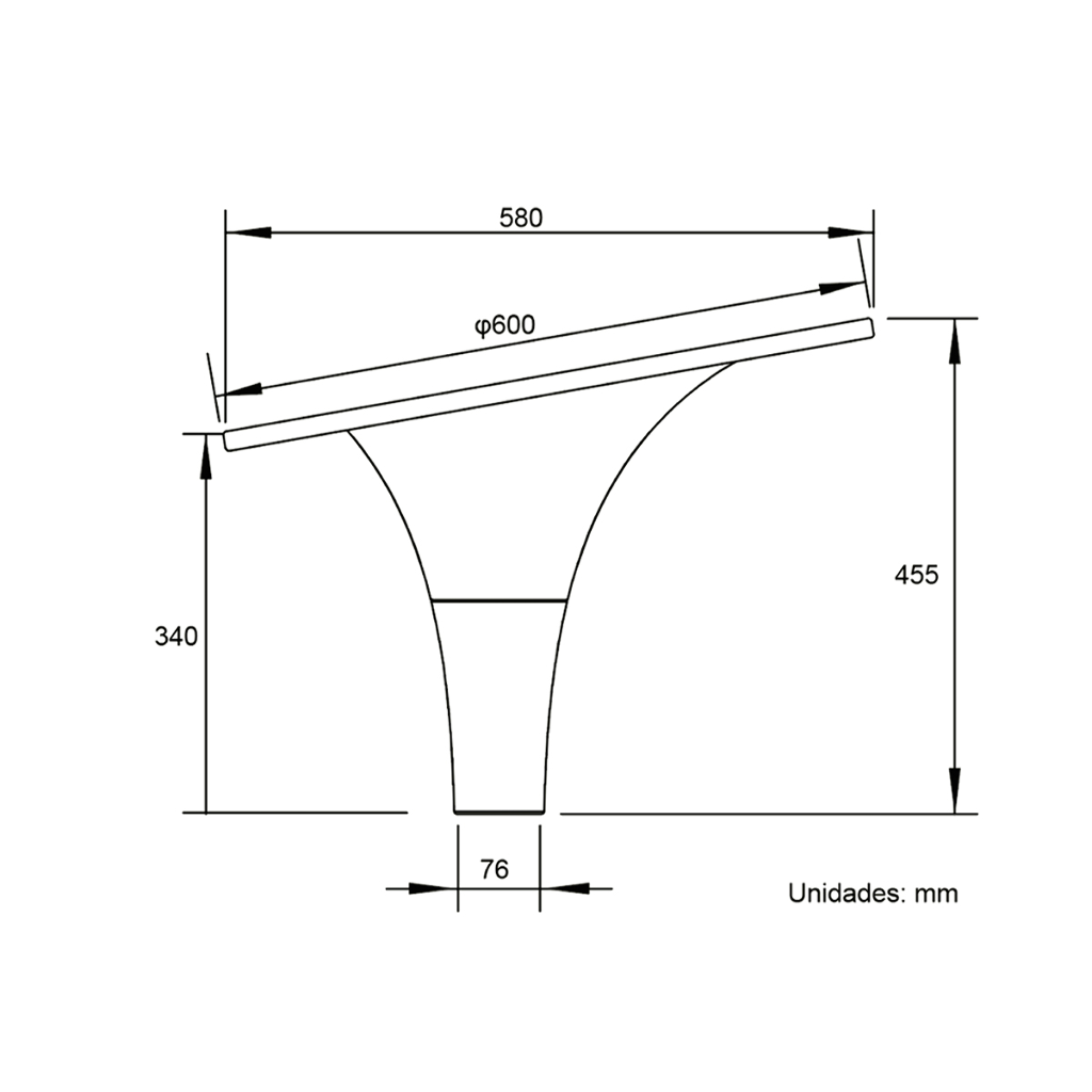 Esquema Dimensional SS210CCT