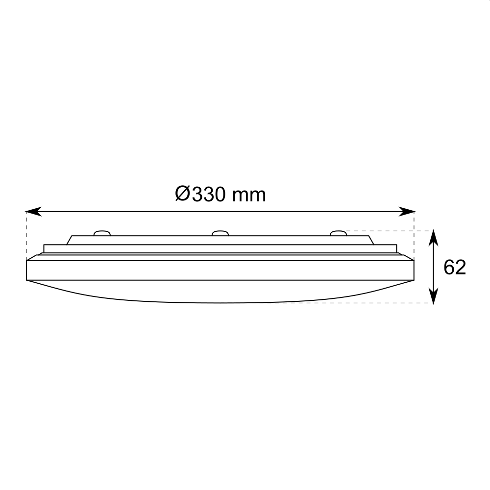 PLAFON LED SUPERFICIE REDONDO 18W 4000K BLANCO PL5503-0118W4K CONALUX 1