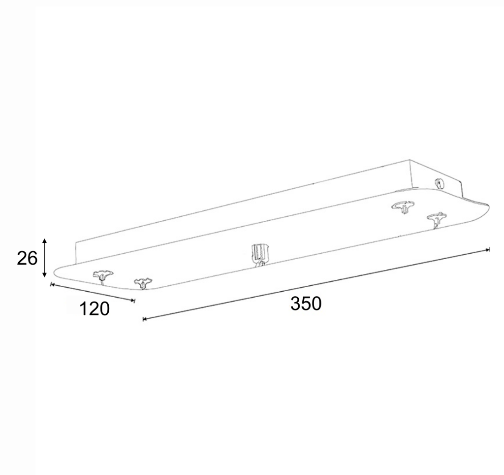 ACCESORIO KIT SUSPENSION PARA PLAFON LOLA887 LOLA887-KIT SUSP CONALUX 1